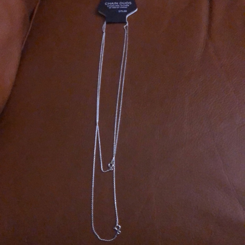 Brand New Sterling Silver 18” & 24” chains - Picture 2 of 3